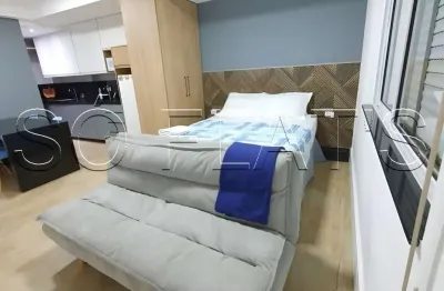 Residencial regência, flat disponível para locação contendo 34m² e 1 dormitório.