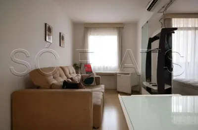 Lindo Flat com 1x dorm para locação, com excelente estrutura para sua hospedagem. Consulte-nos.