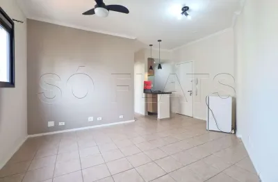 Apto para locação no moema studio com 40m² e 1 vaga de garagem próximo do parque do ibirapuera.