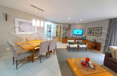 Lindo flat disponível para locação em moema, alto padrão, próximo ao shopping ibirapuera.