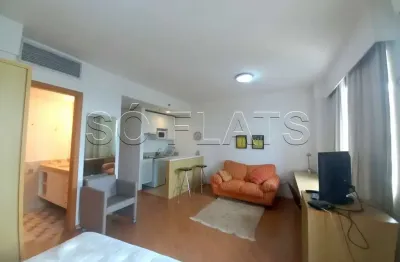 Apto em alphaville disponível para locação com 28m², 1 dormitório e 1 vaga de garagem.