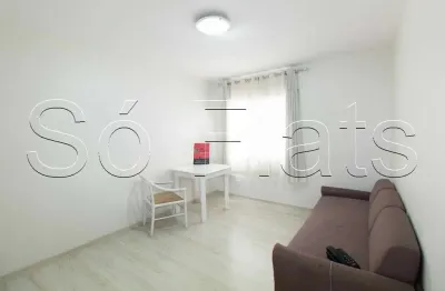 Flat no mont hermon próximo ao metrô consolação, disponível para locação 41m², 1 dorm e 1 vaga.