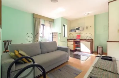 Flat na Avenida Brigadeiro Luís Antônio próximo da Avenida Paulista disponível para locação.