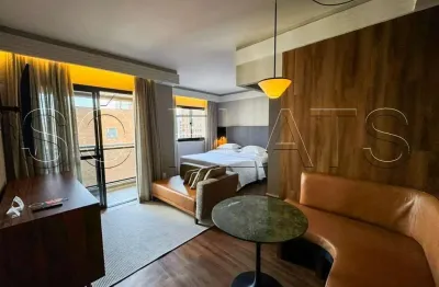 Flat estanplaza international disponível para venda com 26m² e 01 vaga de garagem