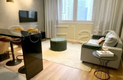 Studio extension berrini, flat disponível para locação contendo 38m², 1 dormitório e 1 vaga.