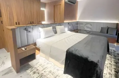 Flat mobiliado no Novotel Jardins com vaga, alto potencial de renda e localização premium