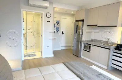 Studio HighLights Campo Belo, flat disponível para locação contendo 28m² e 1 dormitório.