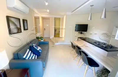 Apto no paulista wall street com 49m², 1 dormitório e 1 vaga, disponível para locação.