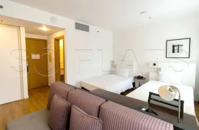 Flat comfort alphaville, disponível para venda com 28m², 1 dormitório e 1 vaga