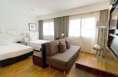 Flat comfort alphaville, disponível para venda com 28m², 1 dormitório e 1 vaga