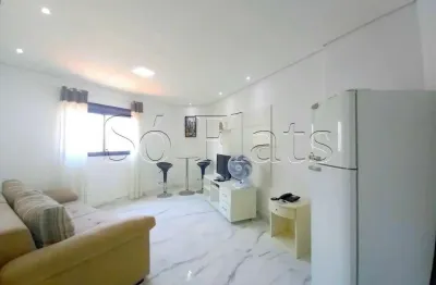 Flat moema studio disponível para venda com 34m², 1 dormitório e 01 vaga de garagem