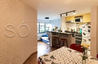 Flat park plaza brooklin, disponível para venda com 49m², 01 dorm e 01 vaga de garagem