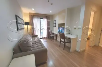 Flat próx estação moema, hospital alvorada e academia brasileira de arte. com entrada imediata.