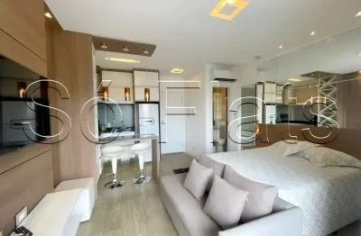 Flat para locação com localização privilegiada próx da av  dr chucri zaidan e morumbi shopping.