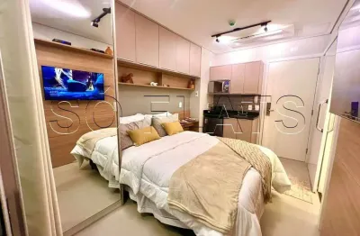 Studio vn chez frei caneca, apto disponível para locação com 18m² e 01 dormitório.