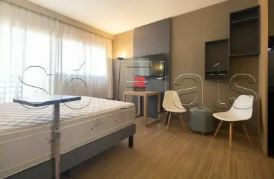 Apto alpha stay disponível para locação com 29m², 1 dormitório e 1 vaga de garagem.