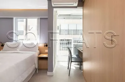Flat estilo studio no you link paulista disponível para locação próximo da avenida da liberdade.