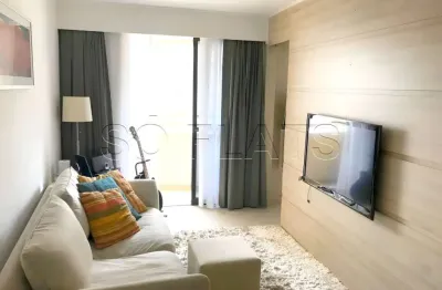 Flat disponível para locação em moema, ótima localização, fácil acesso ao pq. ibirapuera.