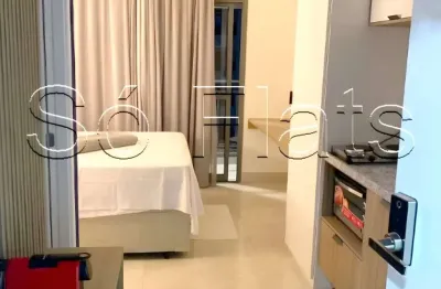 Residencial think home republica, studio disponível para locação contendo 26m² e 1 dormitório.