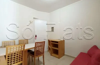 Flat champ´s elysées disponível para venda com 33m², 01 dormitório e 01 vaga de garagem