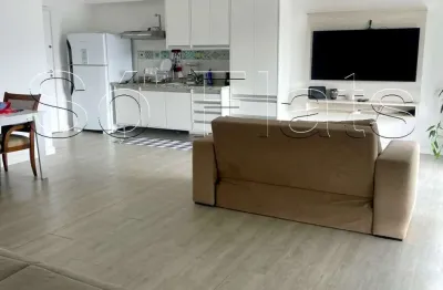 Residencial brasil, flat disponível para locação com 35m², 1 dormitório e 1 vaga.