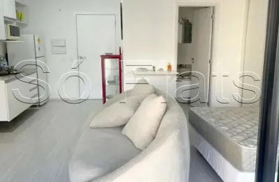 Residencial brasil, flat disponível para locação com 35m², 1 dormitório e 1 vaga.
