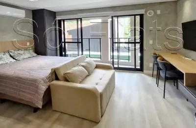 Residencial veritas, apto disponível para locação contendo 32m² e 1 dorm no bairro de pinheiros.