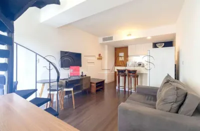 Apto estilo Duplex disponível para locação muito bem localizado ficando próx da Av. Paulista.