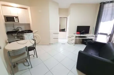 Stagium studio, flat disponível para locação contendo 35m², 1 dormitório e 1 vaga de garagem.