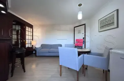 Flat disponível para locação em higienopolis, prox a av. pacaembu, pq. buenos aires e av. angelica.