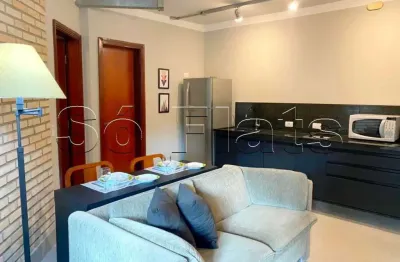 Flat no golden tower 40m² 1 dormitório 1 vaga no itaim bibi disponível para locação.