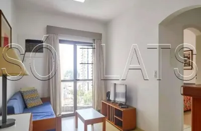 Flat disponível para locação no the first full, 45m², 1 dormitório e 1 vaga de garagem.