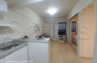 Le Premier, flat disponível para locação contendo 28m², 1 dormitório e 1 vaga de garagem.