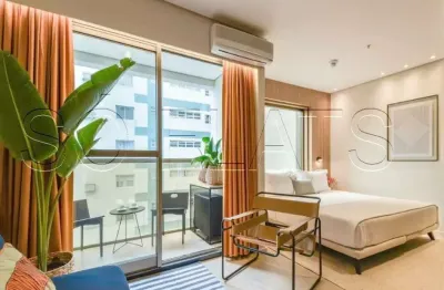 Flat transamérica executive paulista disponível para venda com 31m², 1 dormitório e 01 vaga
