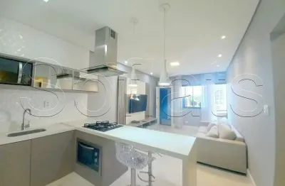 Apto disponível para locação no le bougainville, 51m², 1 dormitório e 1 vaga de garagem.