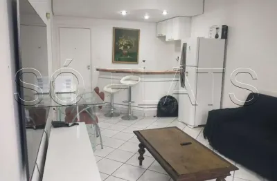 Apto disponível para locação no Le Bougainville, 56m², 1 dormitório e 1 vaga de garagem.