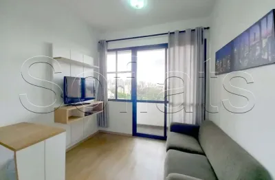 Flat no morumbi contendo 34m², 1 dormitório e 1 vaga de garagem disponível para locação.