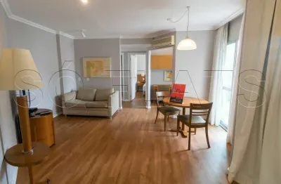 Quality bela cintra, flat disponível para locação contentado 48m², 1 dormitório e 1 vaga.