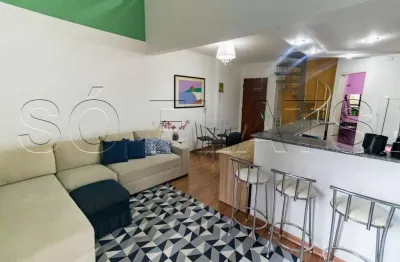 Flat place vendome disponível para venda com 59m², 01 dorm e 01 vaga de garagem