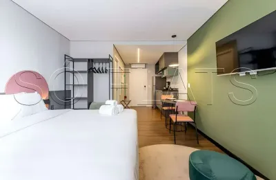 Flat xtay cais rooftop, apartamento disponivel para venda com 25m², 1 dormitório