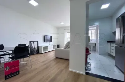 Flat no prive cidade jardim disponível para locação com 55m², 01 dormitório e 01 vaga de garagem.