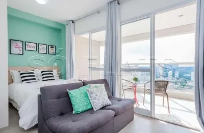 Novo apartamento studio na av. santo amaro, completo e muito bem equipado