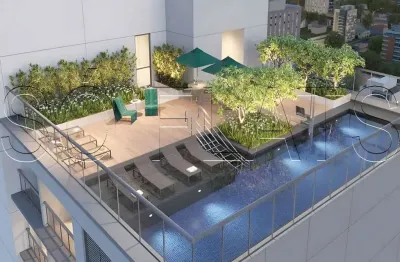 Residencial hub brooklin, apartamento disponível para venda com 50m² e 1 dormitório