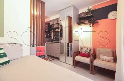 Lindo residencial think home república disponível para venda com 21m² e 1 dormitório