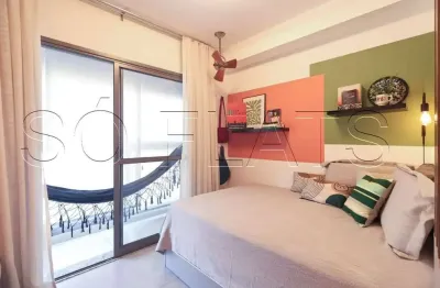 Lindo residencial think home república disponível para venda com 21m² e 1 dormitório