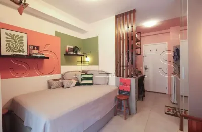 Lindo residencial think home república disponível para venda com 21m² e 1 dormitório