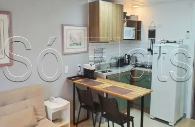 Flat disponível para locação no le premier contendo 29m², 1 dormitório e 1 vaga de garagem.
