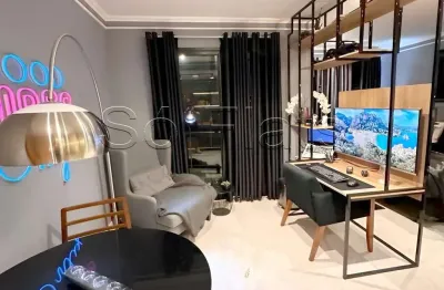 Blue tree analia franco, flat disponível para locação com 26m², 1 dormitório e 1 vaga.