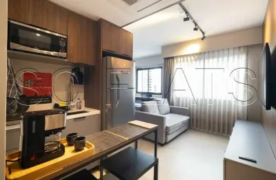 Flat no slaviero moema disponível para locação com 26m², 01 dormitório e 01 vaga de garagem.