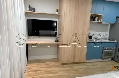 Residencial sou brooklin, flat disponível para locação contendo 32m² e 1 dormitório.